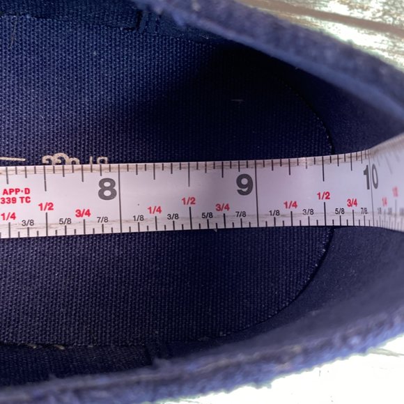 Koolaburra By Ugg Penley Womens Size 5 Blue Sneakers Canvas/Suede Casual Lace Up - Picture 8 of 11